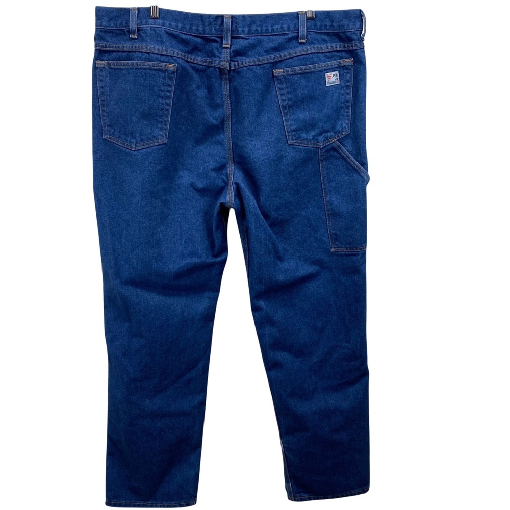 Tyndale FRMC Men's Blue Denim Arc Rated Flame Resistant Work Jeans 42X34 (42x32)